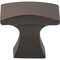 Jeffrey Alexander 1-1/4" Overall Length Brushed Oil Rubbed Bronze Flared Philip Cabinet Knob 767DBAC - alternate 3